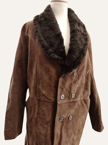 Velvet Shearling Coat
