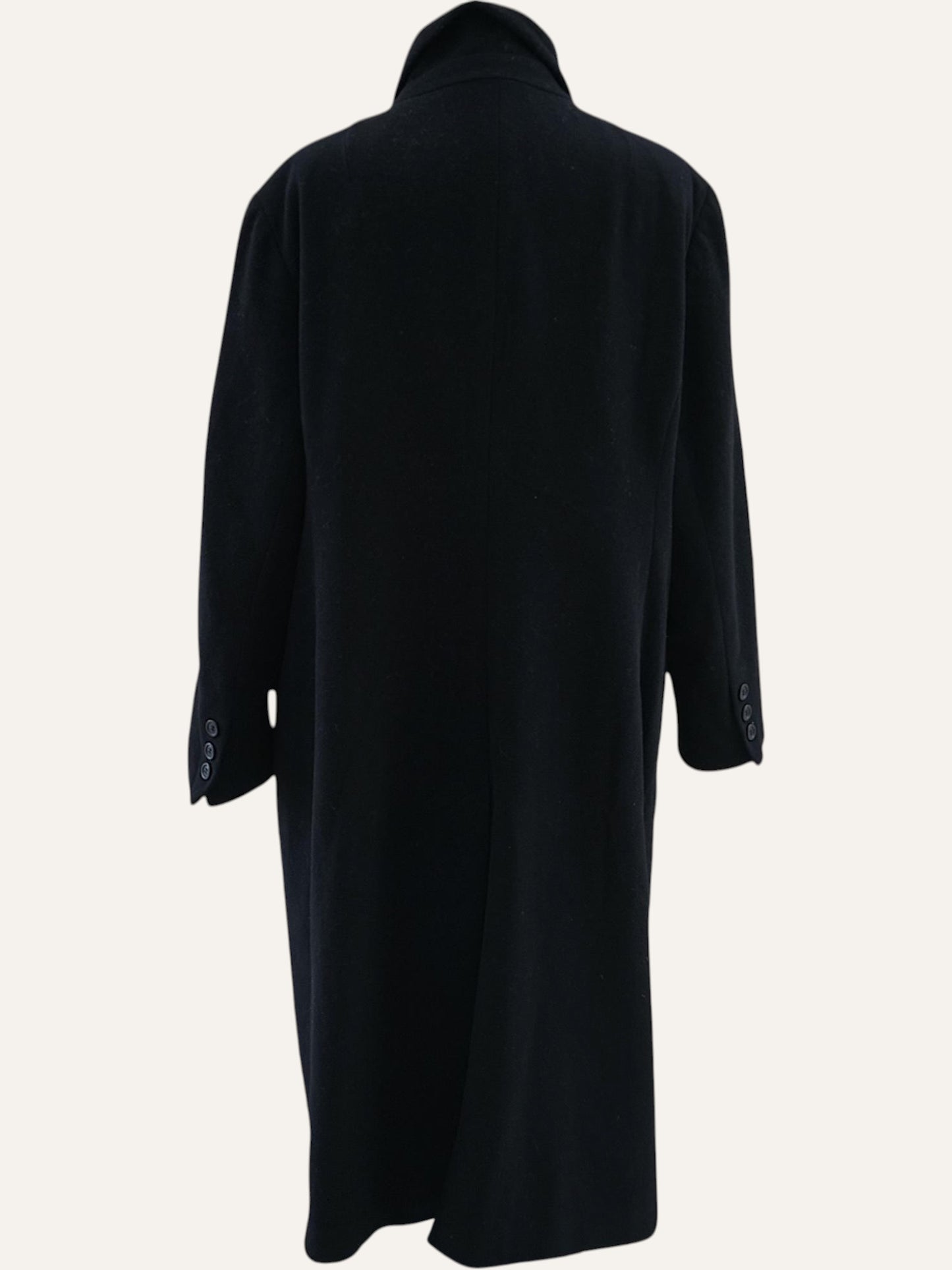 Y2k Cashmere & Wool Full Length Coat