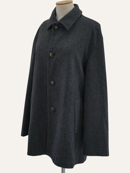 Jil Sander Wool Tweed Coat