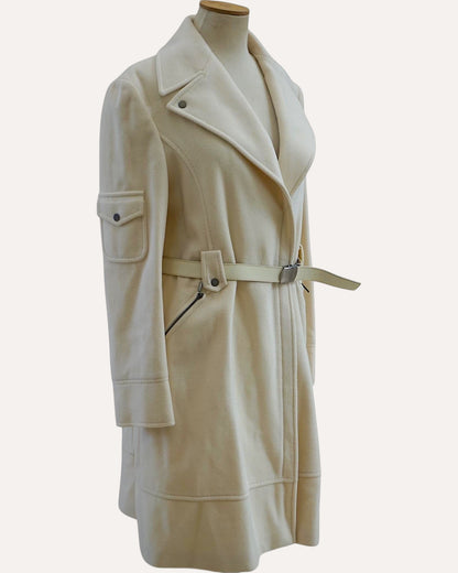 Quattro Più Misto Cashmere Belted Coat