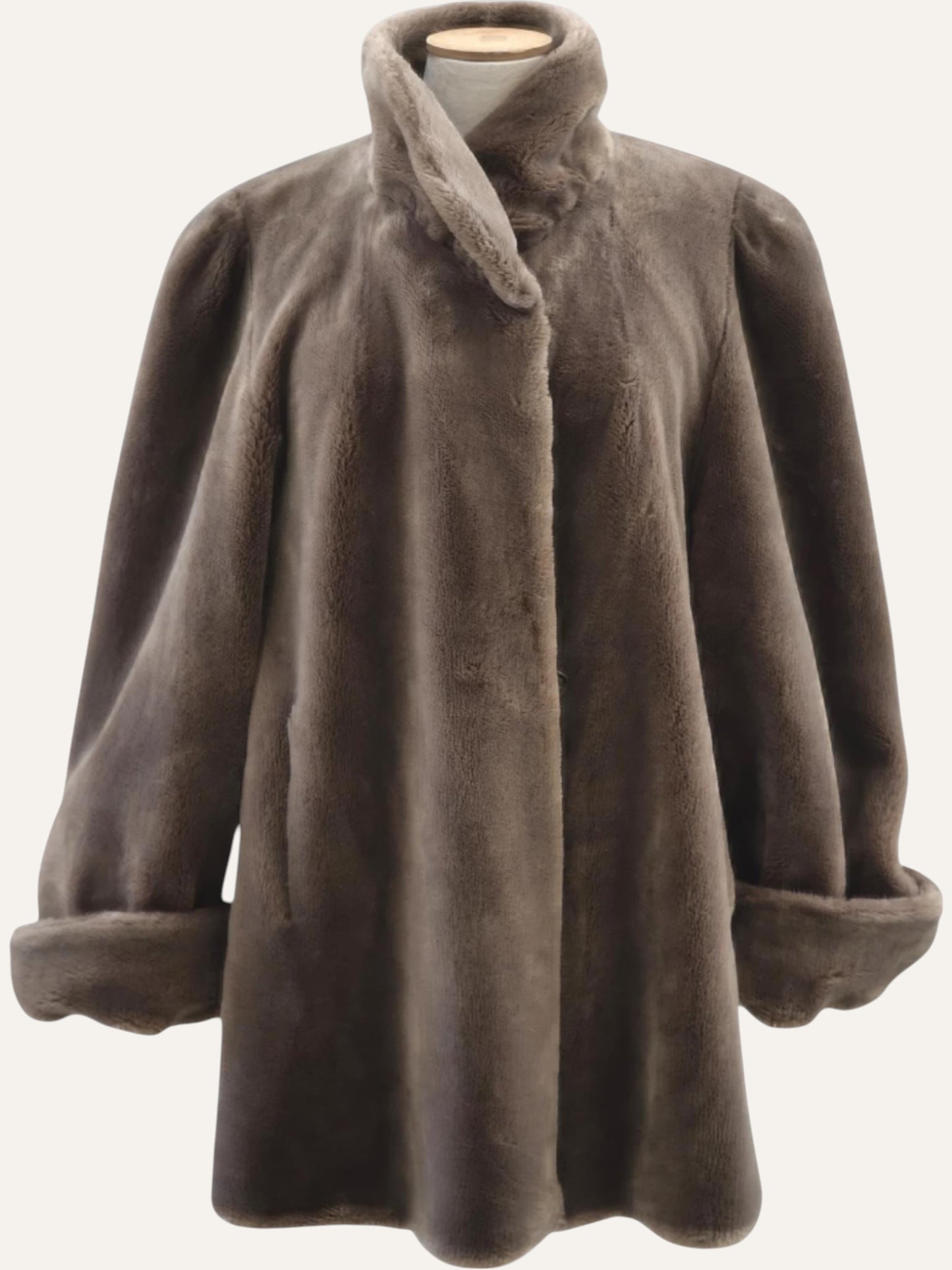 Vintage Teddy Faux Fur Coat