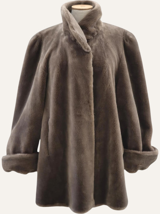 Vintage Teddy Faux Fur Coat