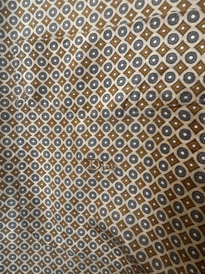 Christian Dior Monsieur Pure Silk Geometric Print Shirt