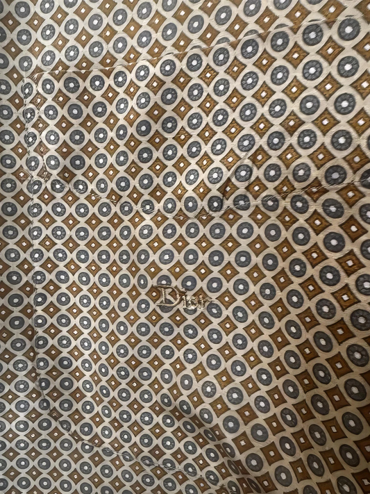 Christian Dior Monsieur Pure Silk Geometric Print Shirt