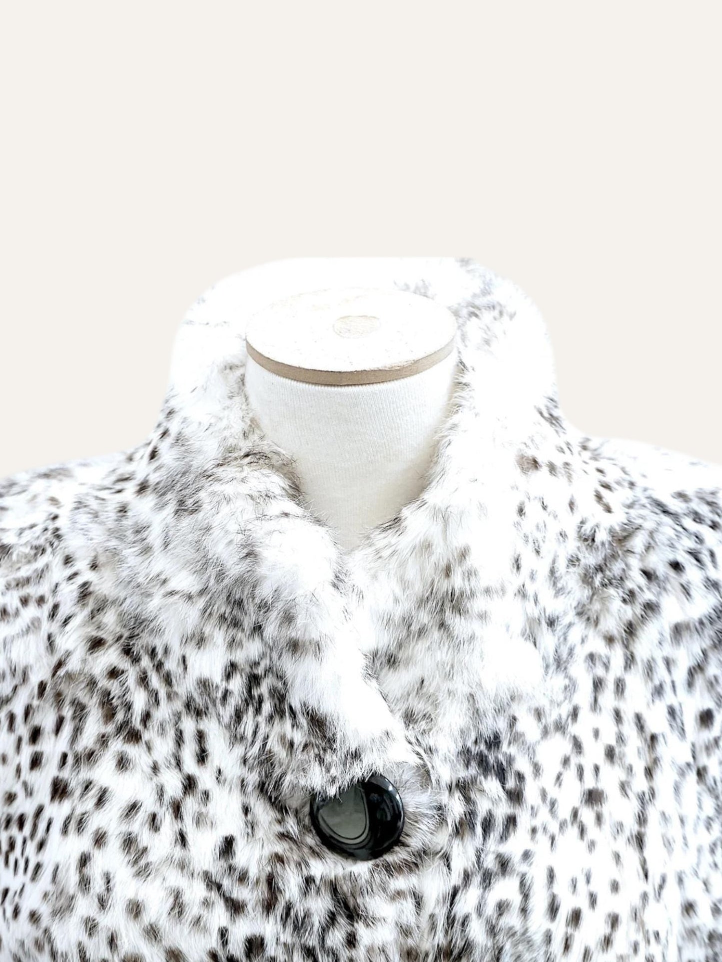 Black & White Fur Coat