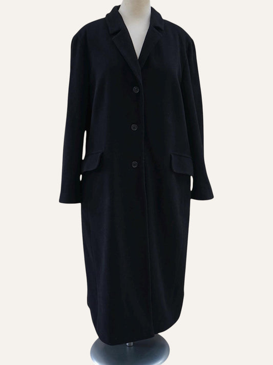 Y2k Cashmere & Wool Full Length Coat