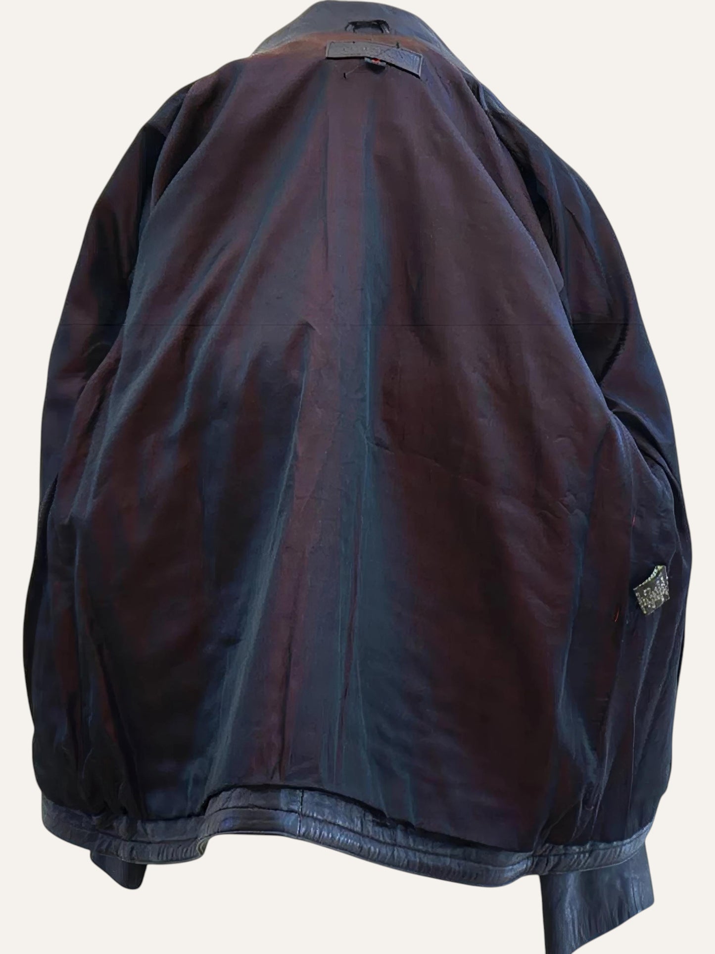 Maddox Draped Leather Jacket
