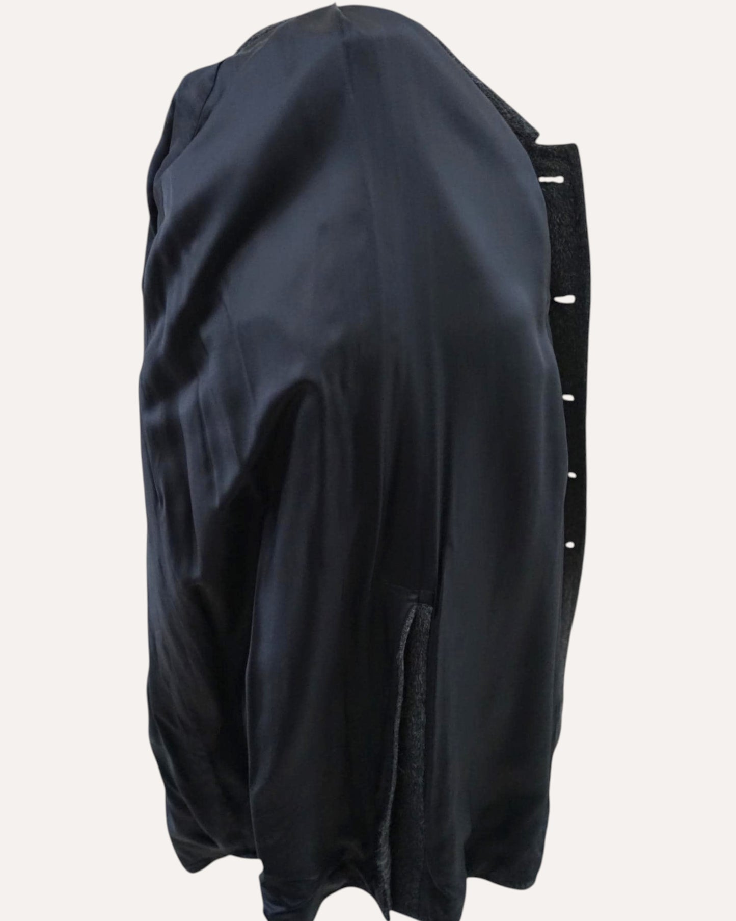 Wool Bouclé Swing Coat