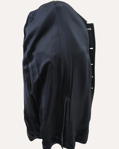 Wool Bouclé Swing Coat