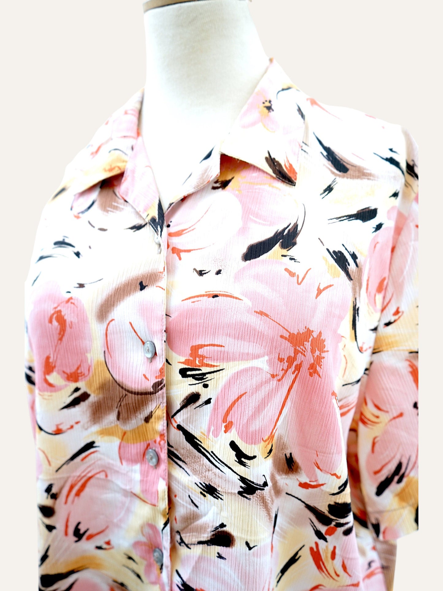 Alia Painterly Floral Blouse