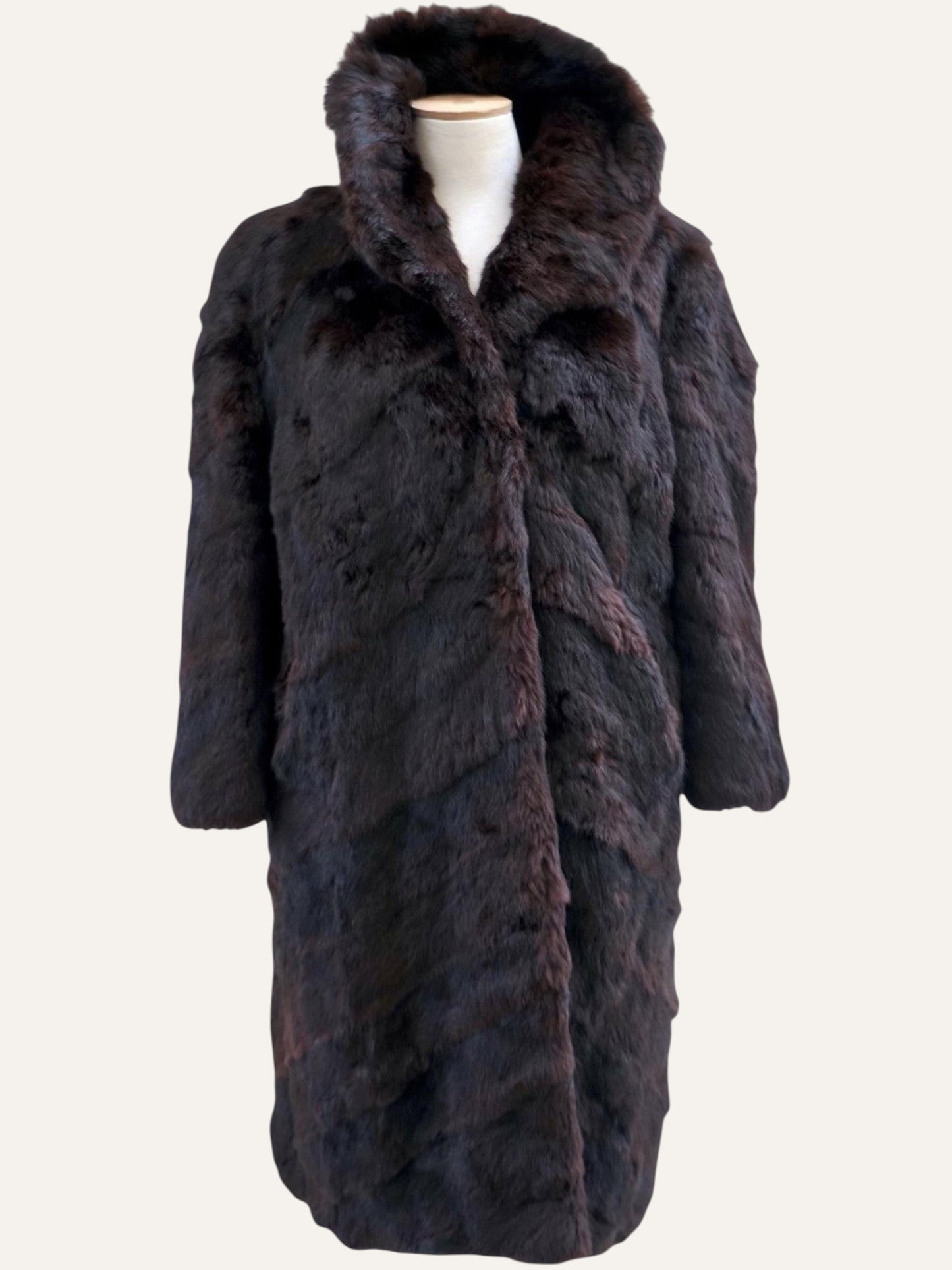 1980's Atelier Rabbit Fur Coat