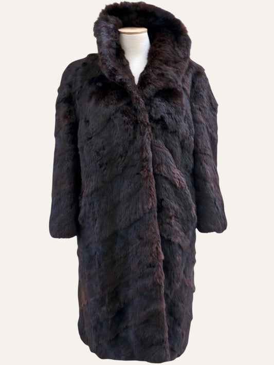 1980's Atelier Rabbit Fur Coat