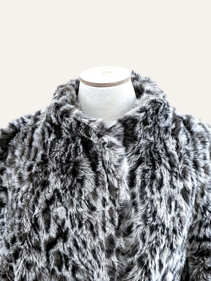 2000's Leopard Faux Fur Jacket