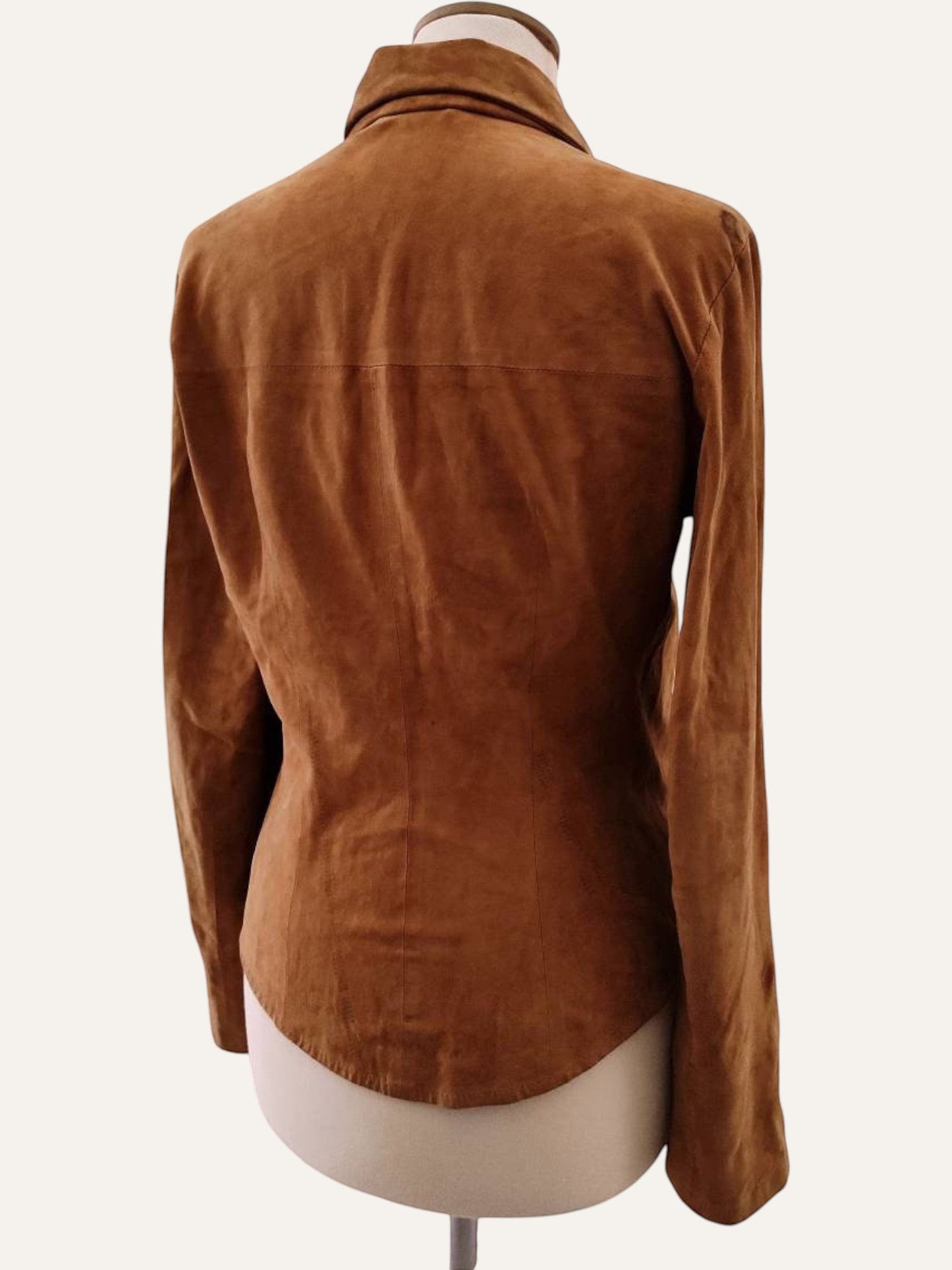 Vintage Suede Leather Overshirt