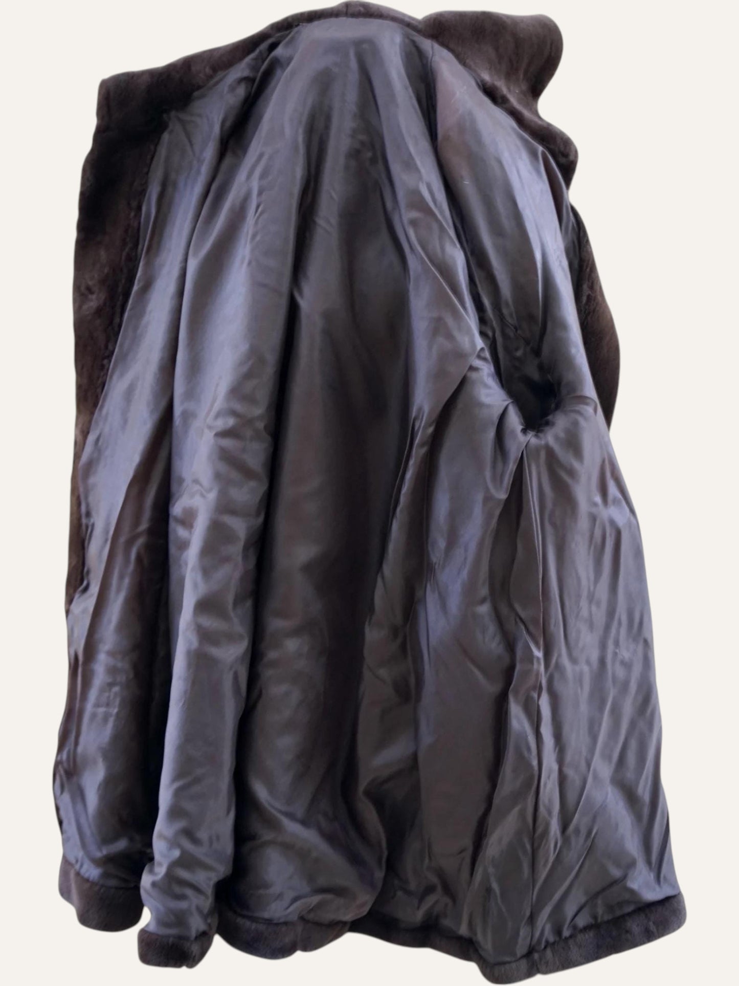 Faux Fur Hooded Coat