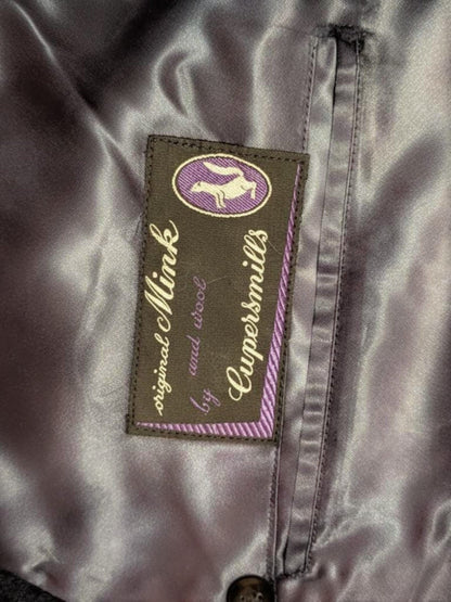Supermills Mink & Wool Coat