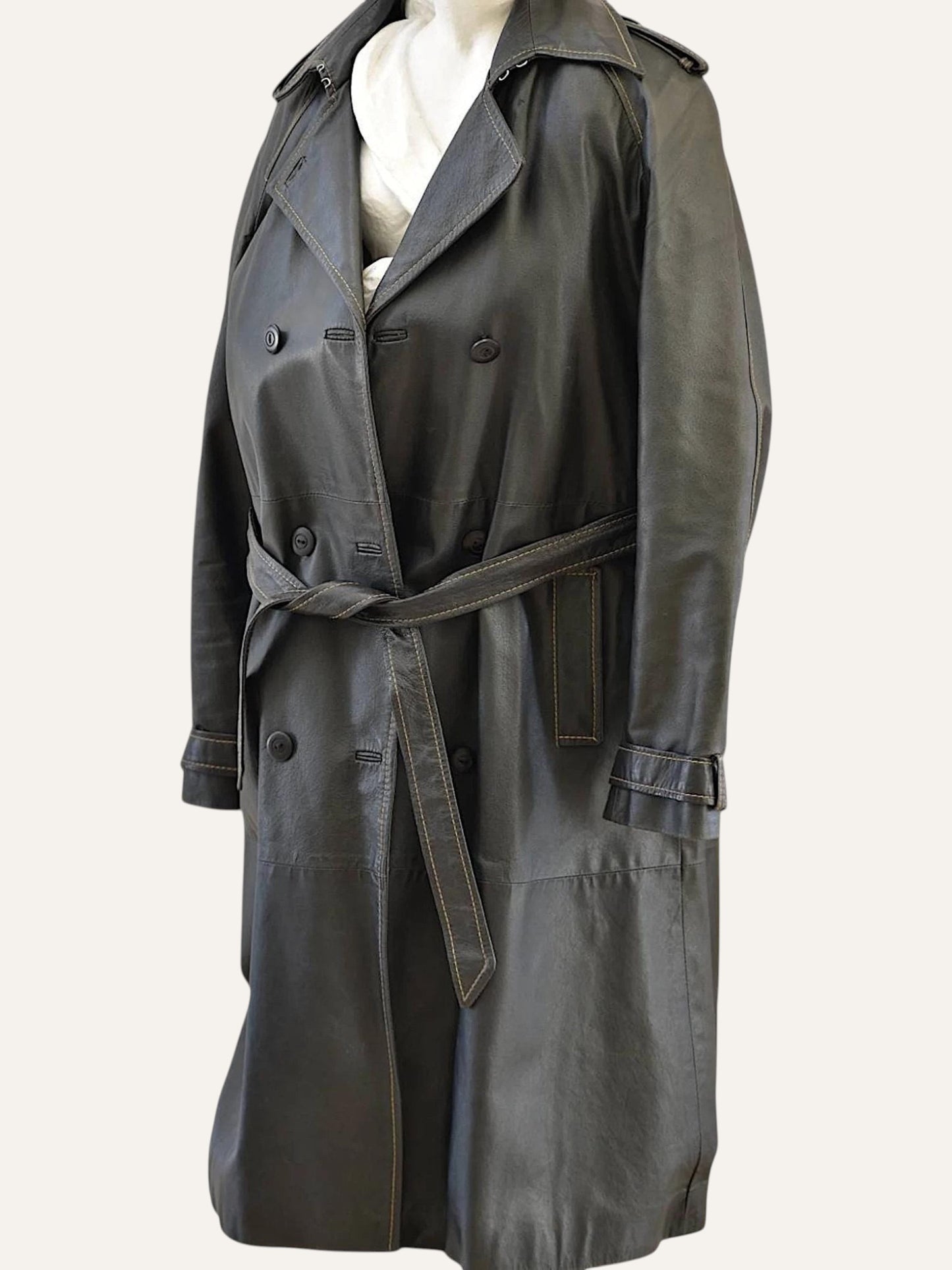 Freeheron Real Leather Coat