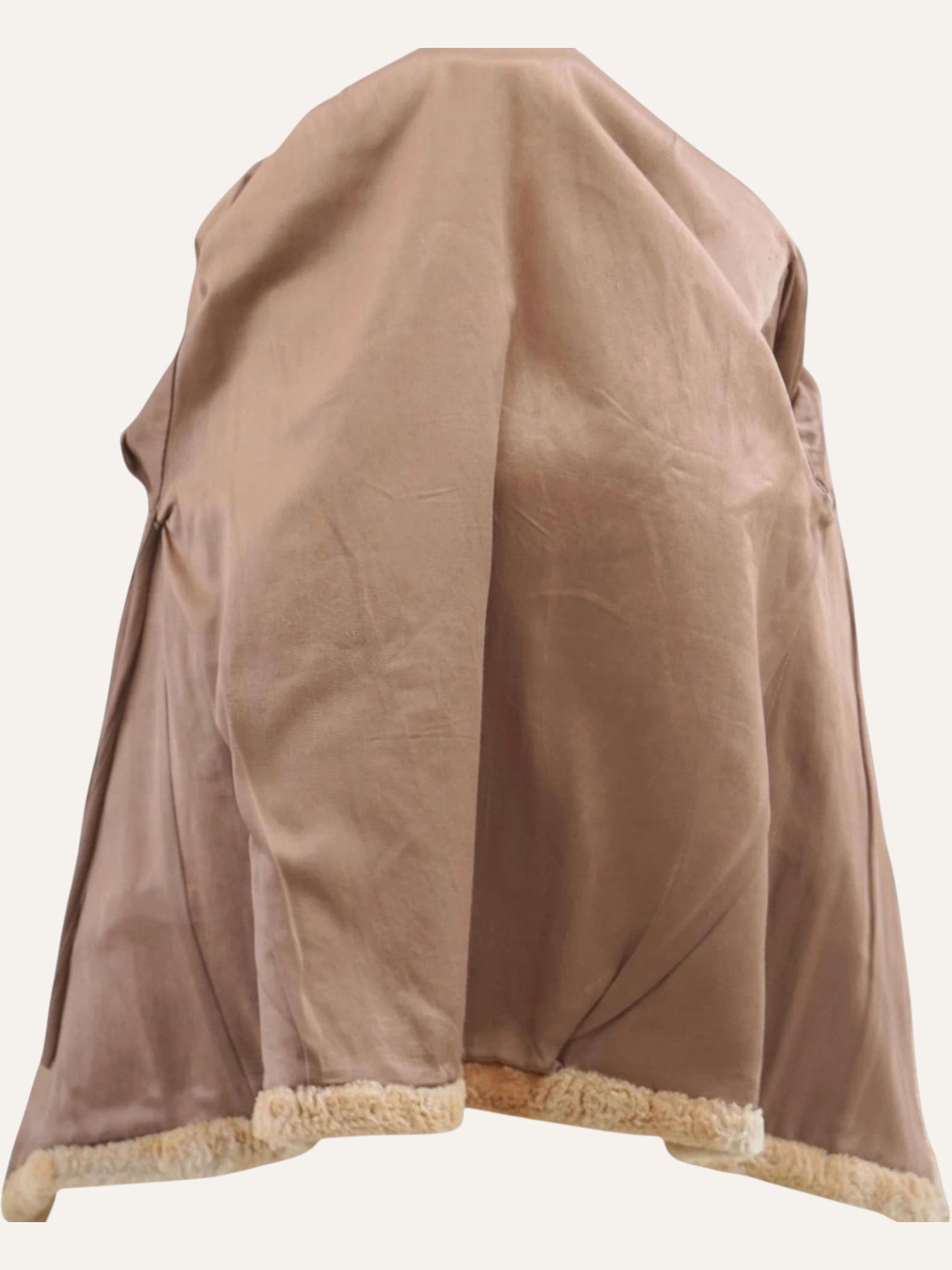 Genuine Dual-Color Fur Coat