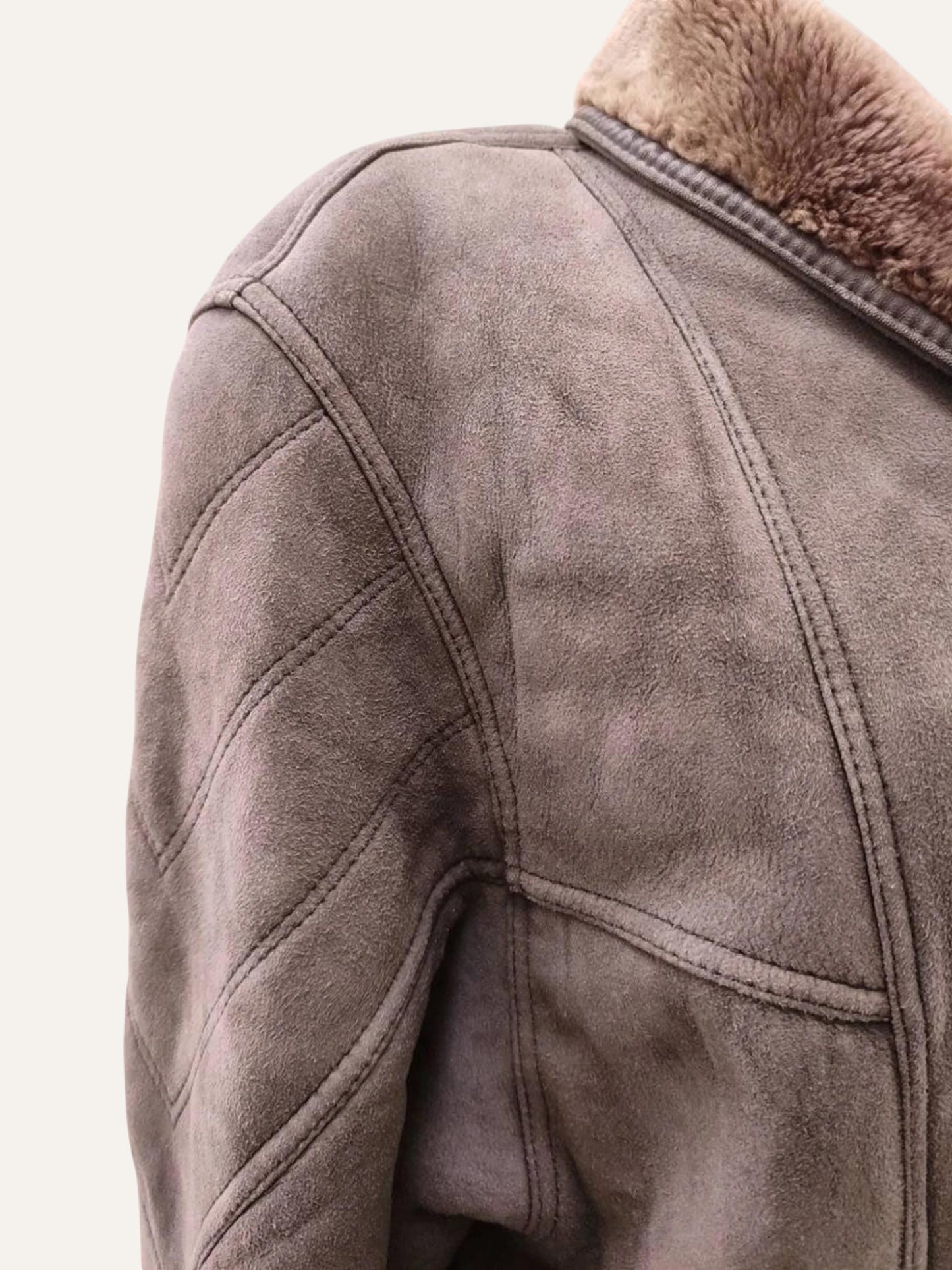 Full-Length Shearling Coat