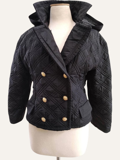 Gianni Versace Quilted Puffer Trench Jacket