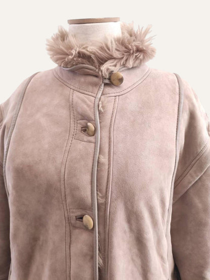 Fluffy Shearling Bomber
