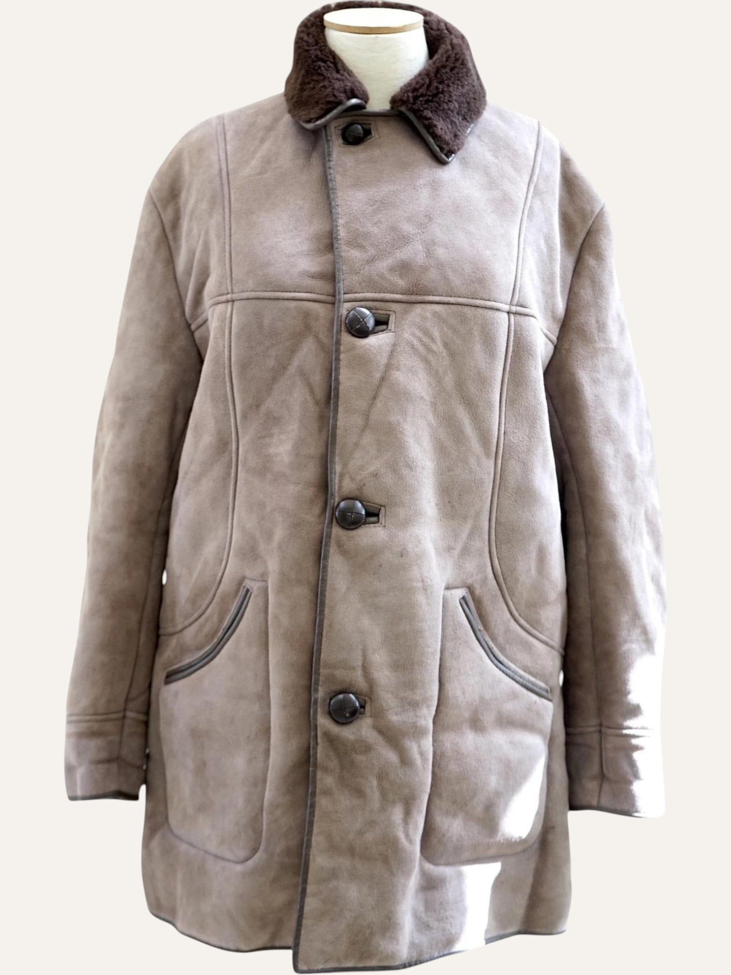 Oversized Shearling Coat