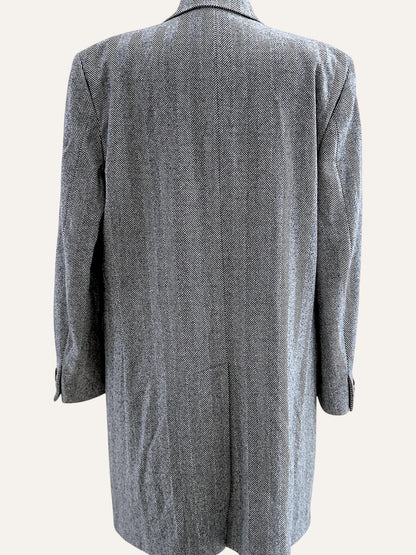 Ethomas Cashmere & Wool Herringbone Coat