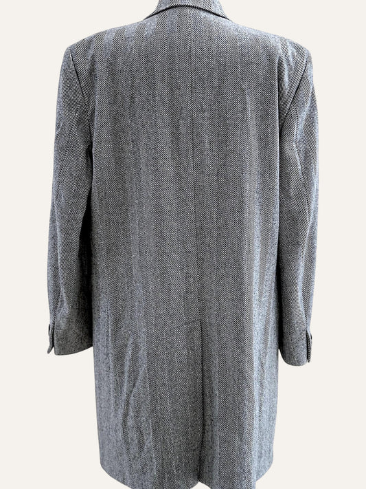 Ethomas Cashmere & Wool Herringbone Coat