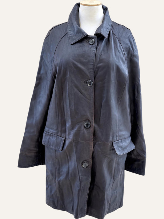 Vintage Oversized Leather Jacket