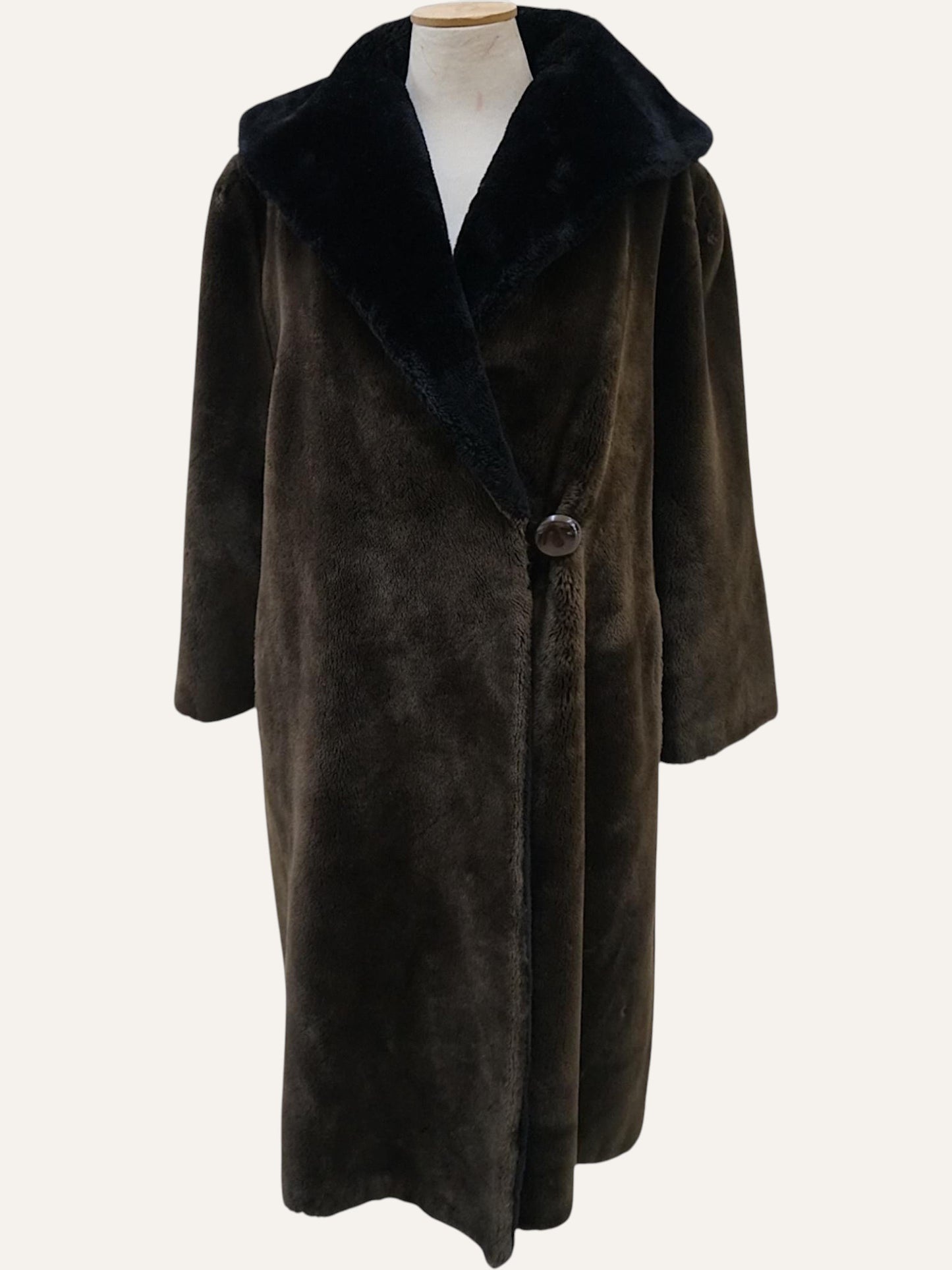 La Babilana Faux Fur Maxi Coat