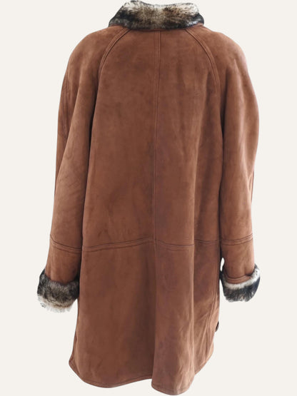 Tobacco Shearling Coat