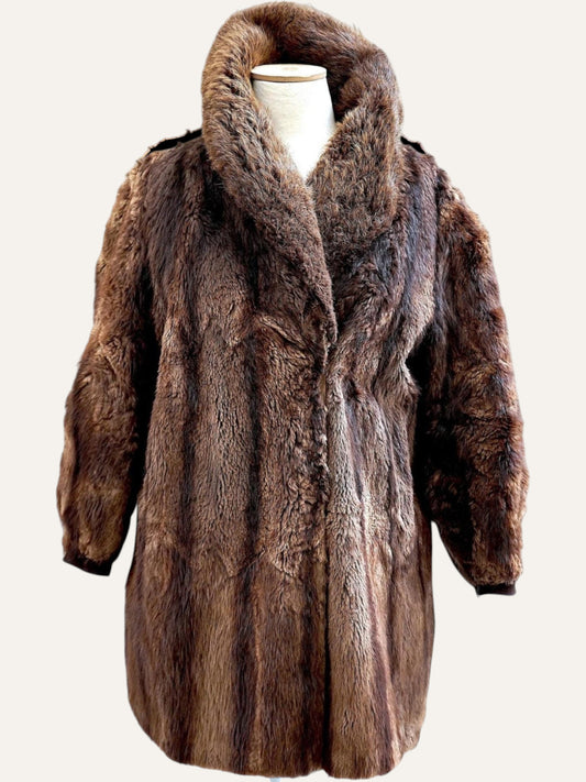 High Neck Teddy Fur Coat