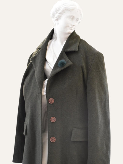 Davina Couture Wool Blend Coat
