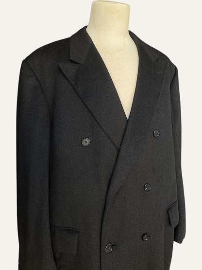 Pure Cashmere Double-Breasted Coat