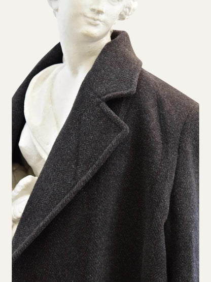 Arezia Wool Double-Breasted Cocoon Coat