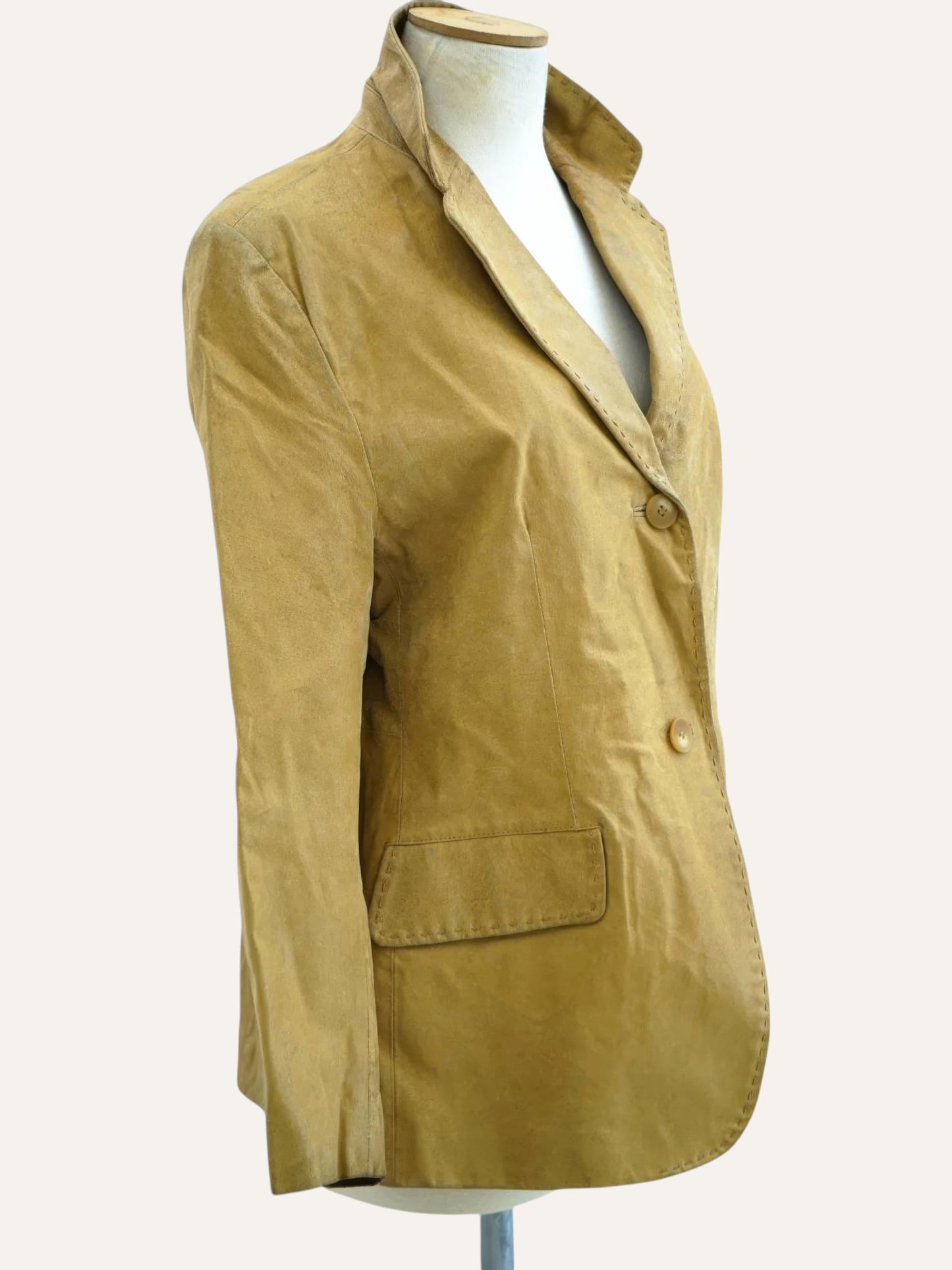 Michèle Boyard Suede Leather Jacket