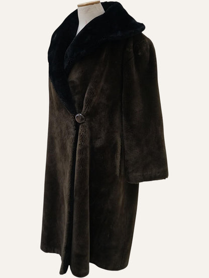 La Babilana Faux Fur Maxi Coat