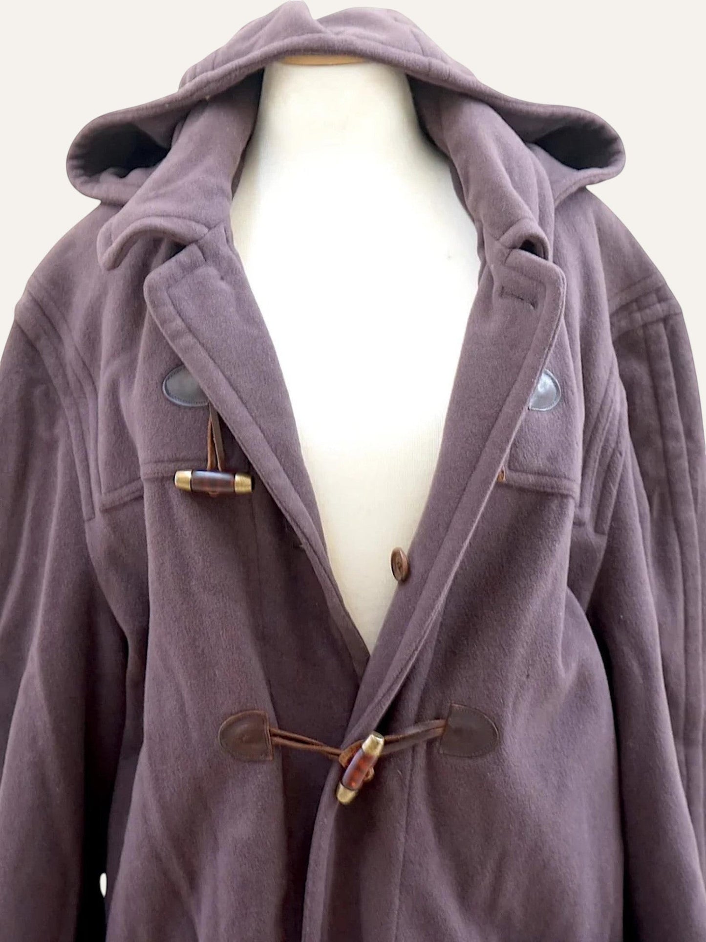 Toggle Duffle Wool Coat