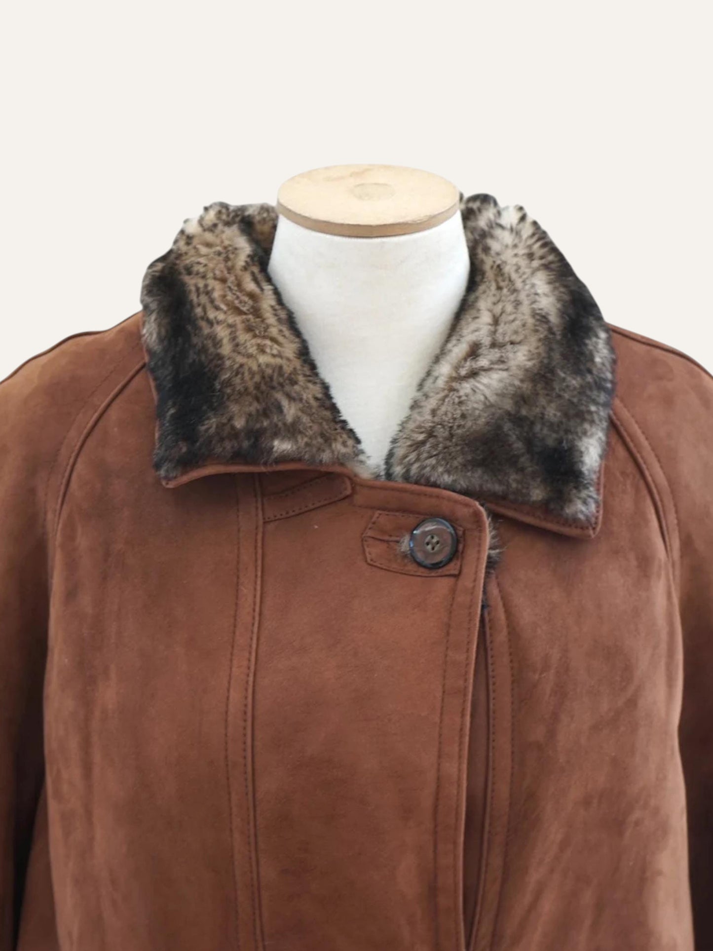 Tobacco Shearling Coat