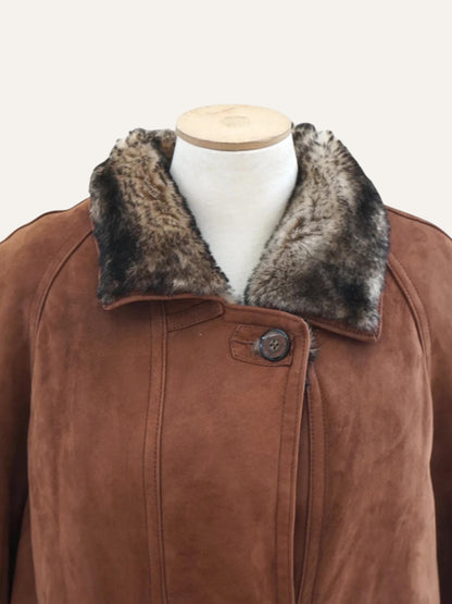 Tobacco Shearling Coat