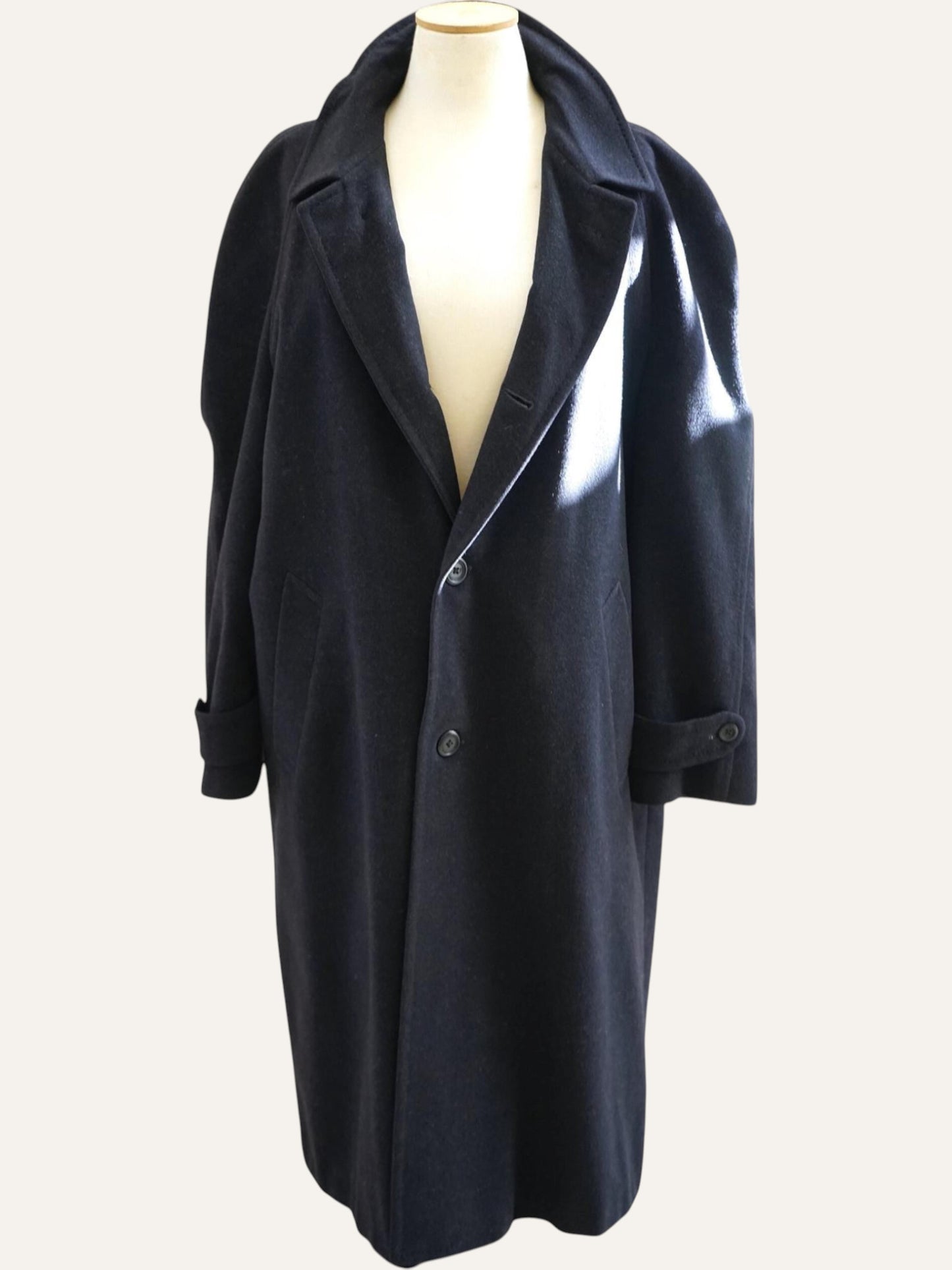 Lubiam Ascot Cashmere & Wool Raglan Overcoat