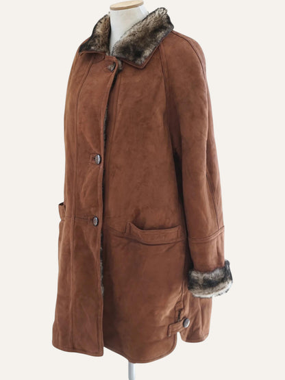 Tobacco Shearling Coat