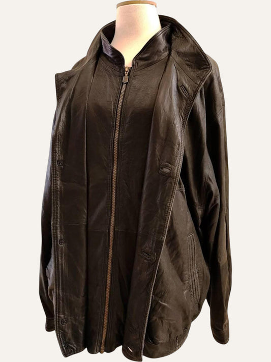 Pierre Cardin Lamb Nappa Leather Bomber