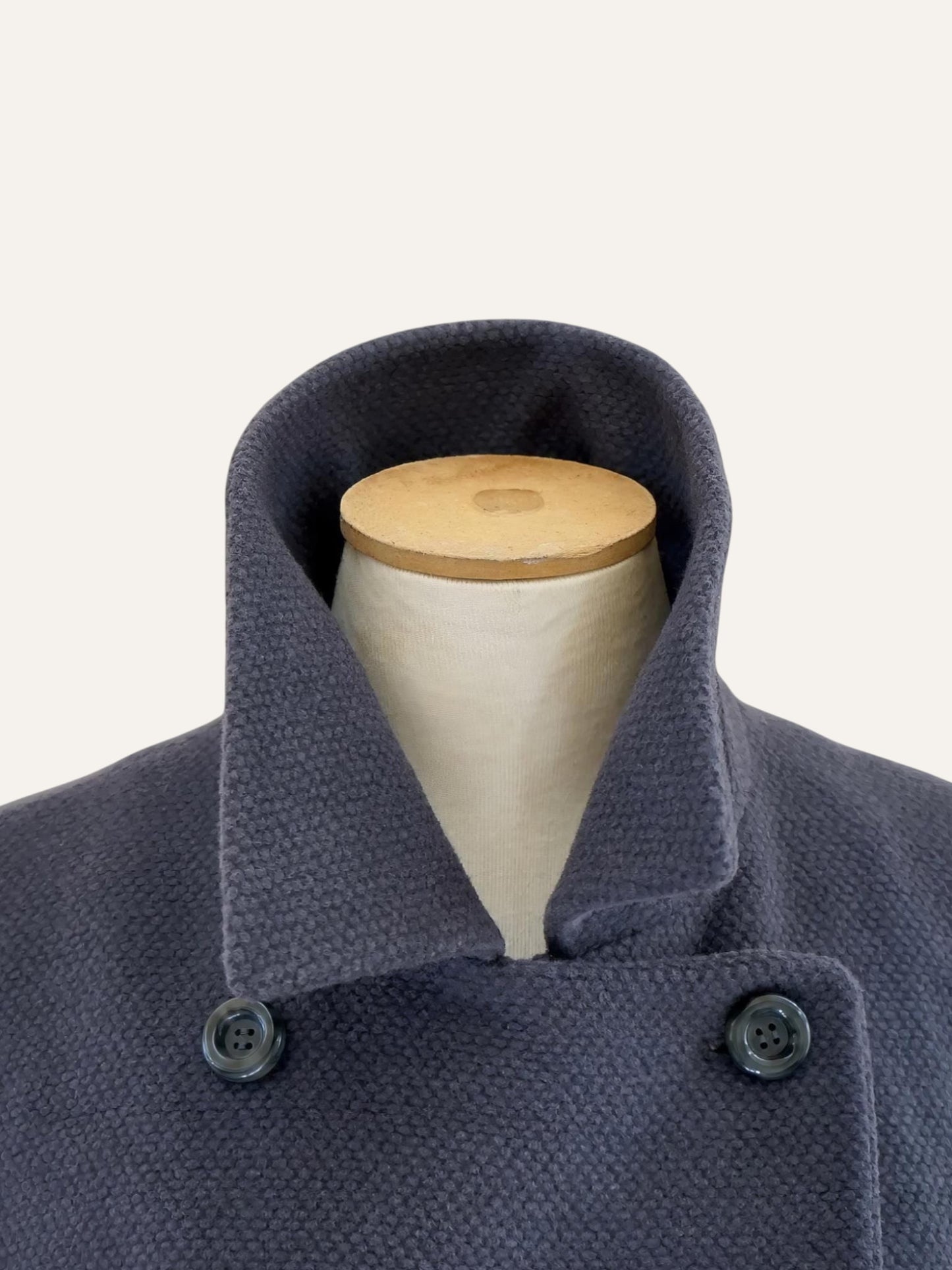 LeOna Cashmere & Angora Double-Breasted Coat