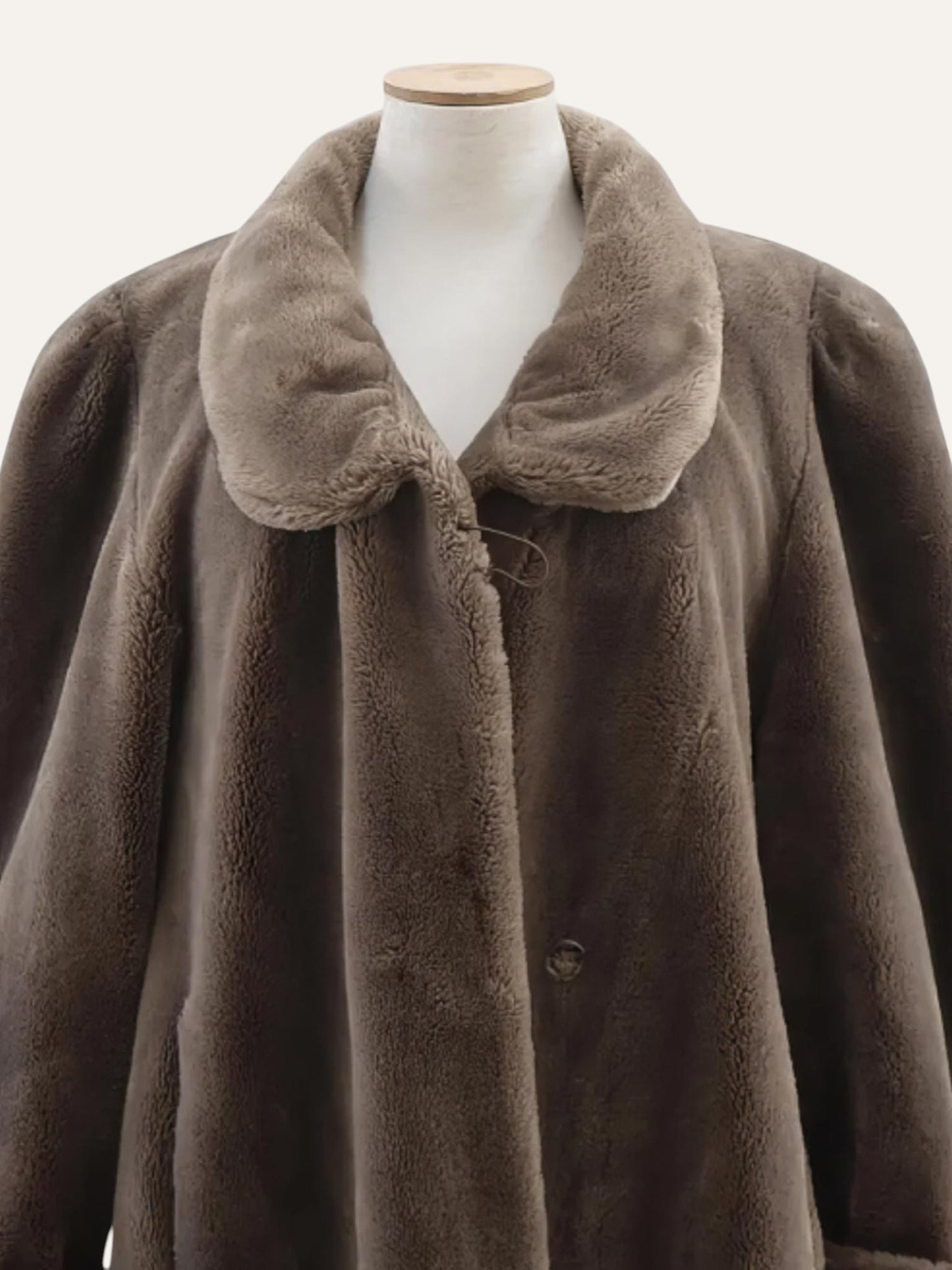 Vintage Teddy Faux Fur Coat
