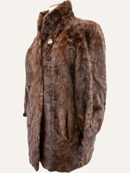 1990's Soft Real Fur Coat