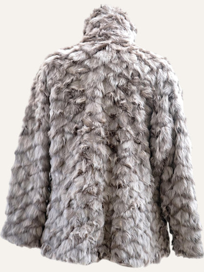 90s Rabbit Fur Coat