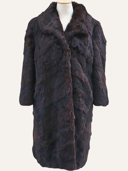 1980's Atelier Rabbit Fur Coat