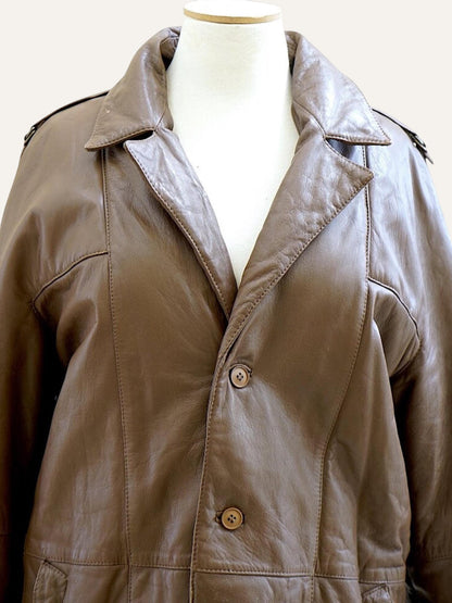 Nabel Mocha Real Leather Jacket