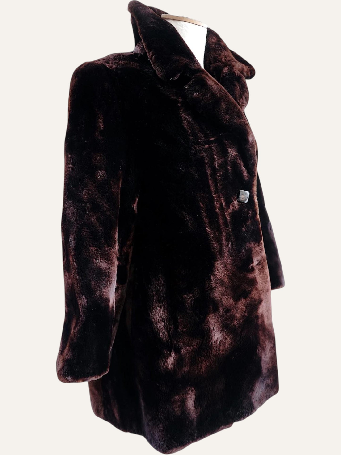 Artisan Velvet Fur Coat Monogrammed Lining